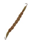 Haarbinder geflochten braun